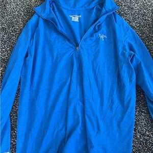 Arc'teryx Vibrant Blue Half-Zip Top